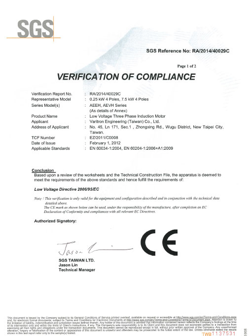 CE (AC Induction Motor)