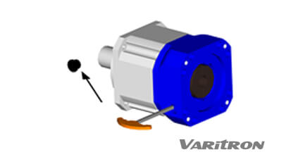 losing the hexagonal bolt of input hollow shaft by hexagonal wrench.